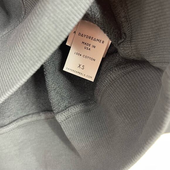 Daydreamer Aaliyah Baby Girl Oversized Crew Sweatshirt XS Vintage Black NWT - Picture 5 of 6